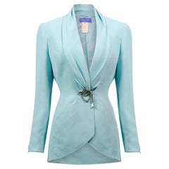 Thierry Mugler Lace-up Corset Jacket at 1stDibs