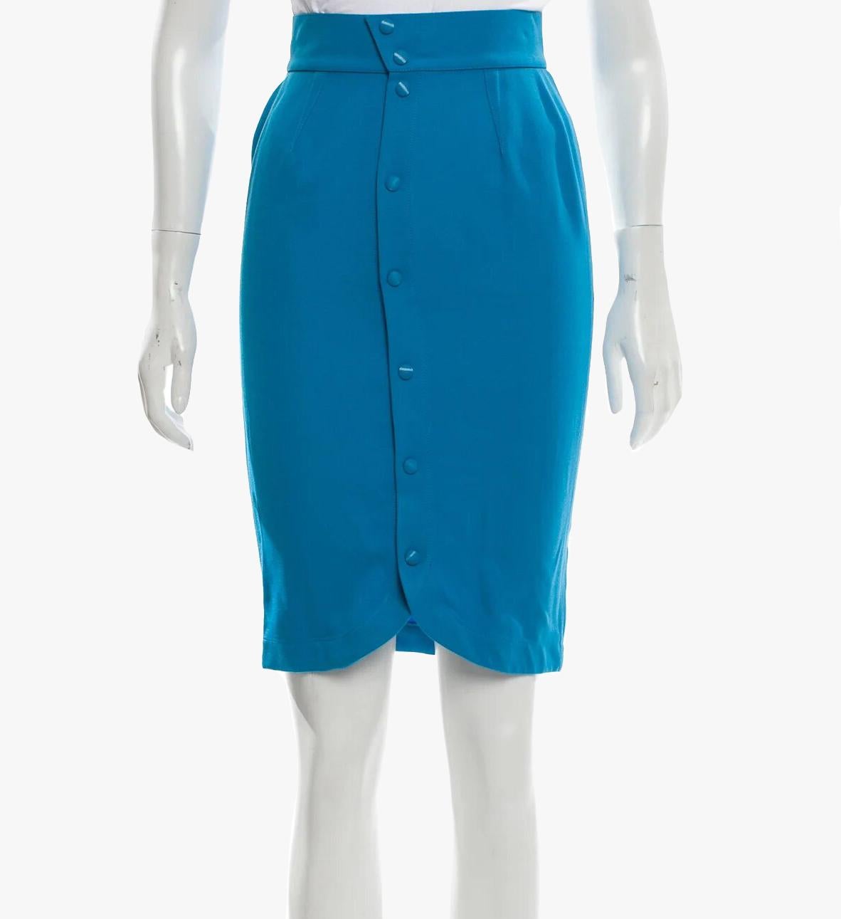 Women's Thierry Mugler vintage pencil skirt For Sale