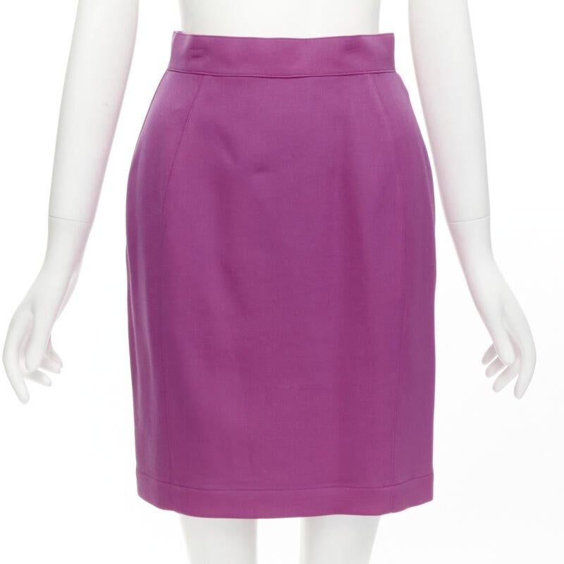 THIERRY MUGLER Vintage pink space age curved lapel metal buckle blazer IT9AT S For Sale 5