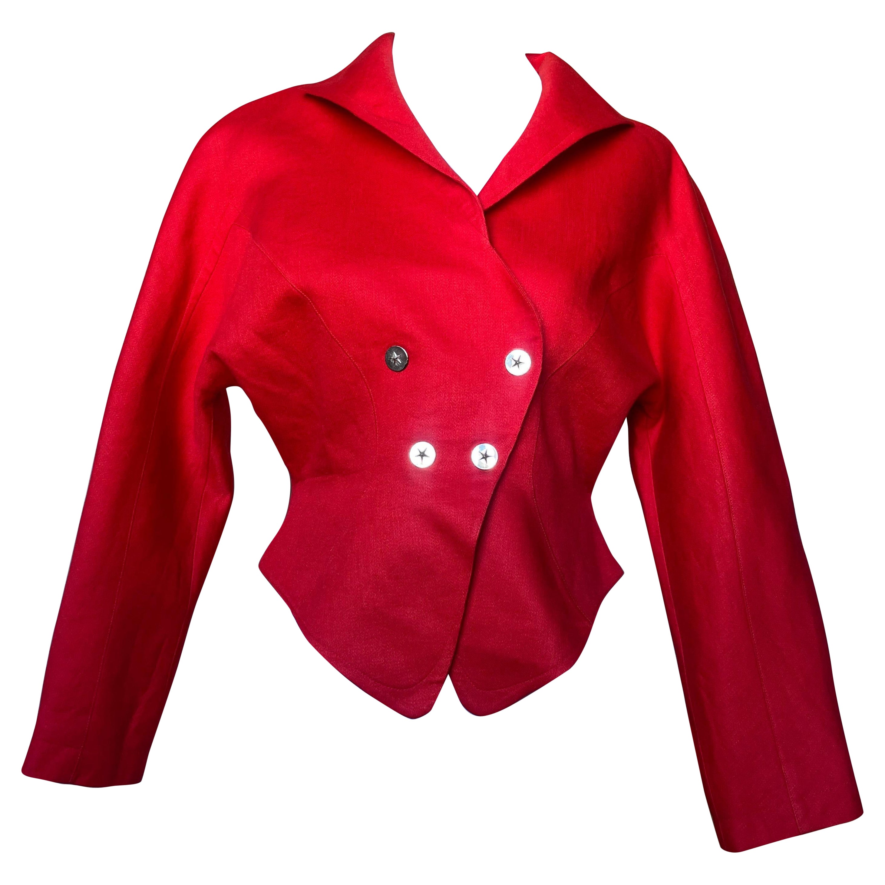 THIERRY MUGLER Vintage red jacket