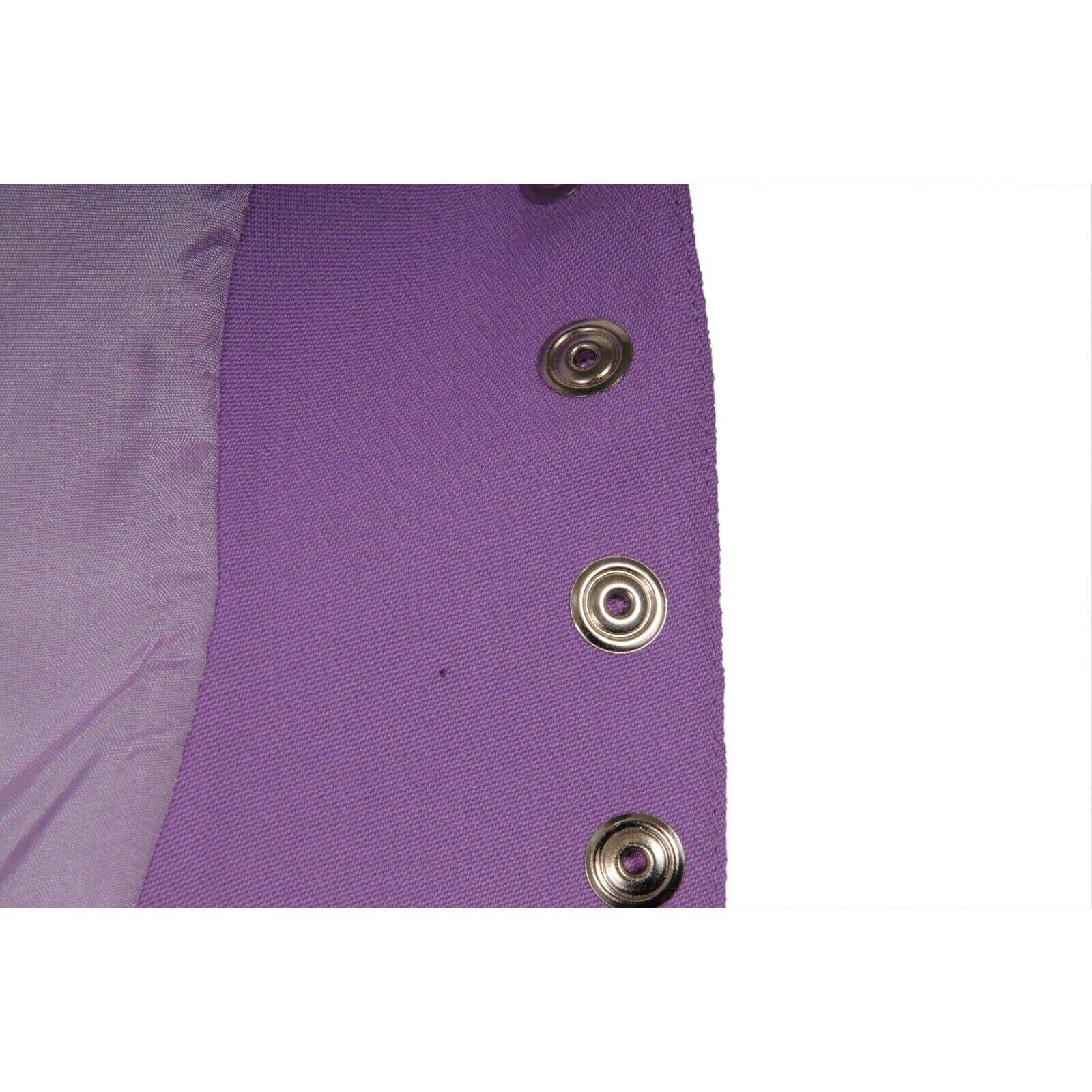 Thierry Mugler Vintage Runway Korsett Blazer Jacke 36 Lila Lavendel Wolle Mantel im Angebot 6