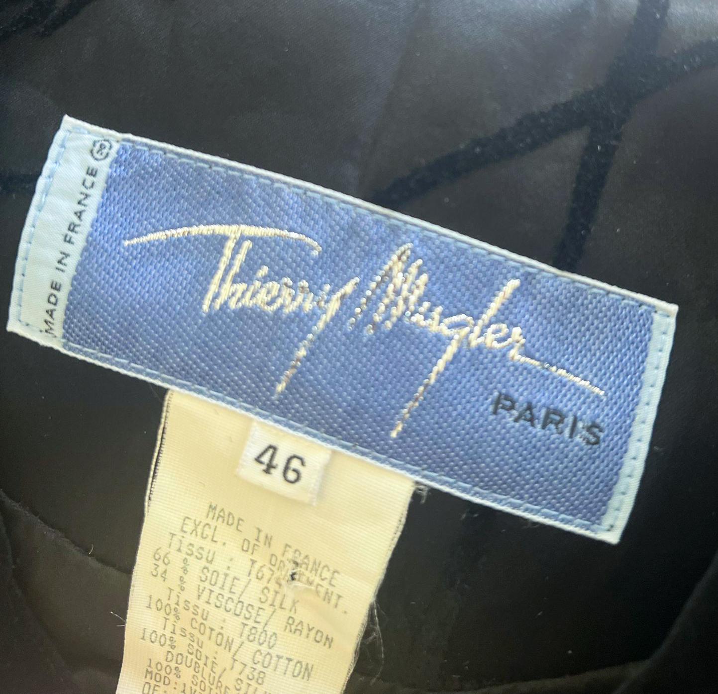 Thierry Mugler vintage silk jacket, 1990s 3