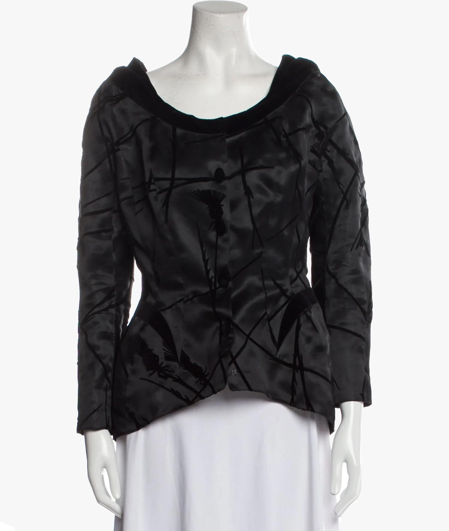 Thierry Mugler vintage silk jacket, 1990s