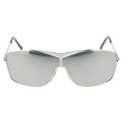 Thierry Mugler, aviatore vintage in argento, anni '90