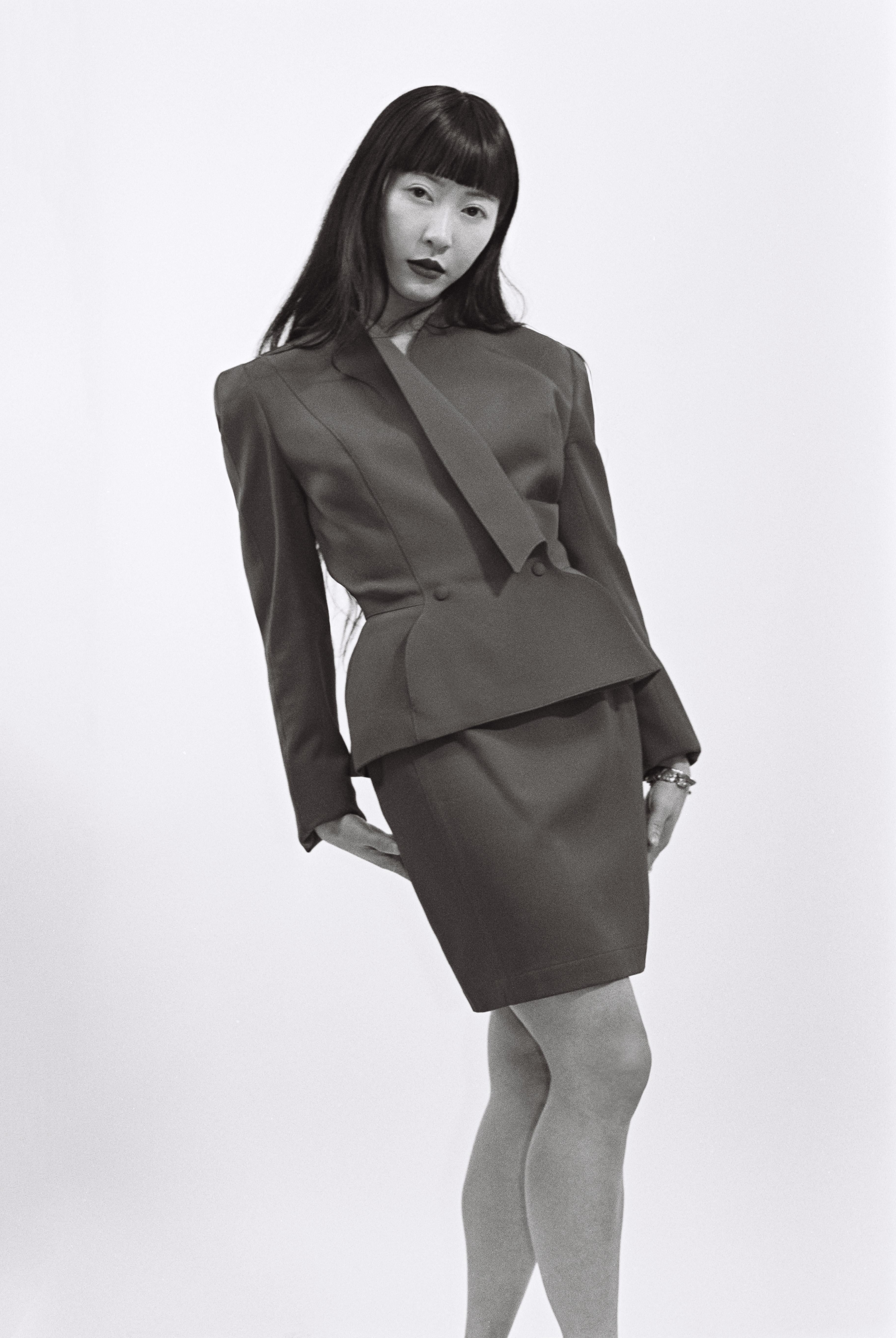 THIERRY MUGLER Vintage Spring 1999 Red Power Suit 4