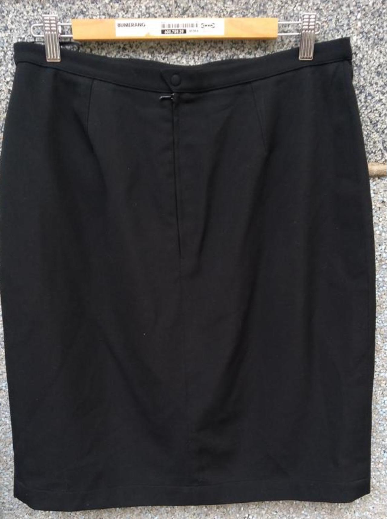 Noir Thierry Mugler Vintage Costume deux pièces - Blazer et Jupe Sz.46 en vente