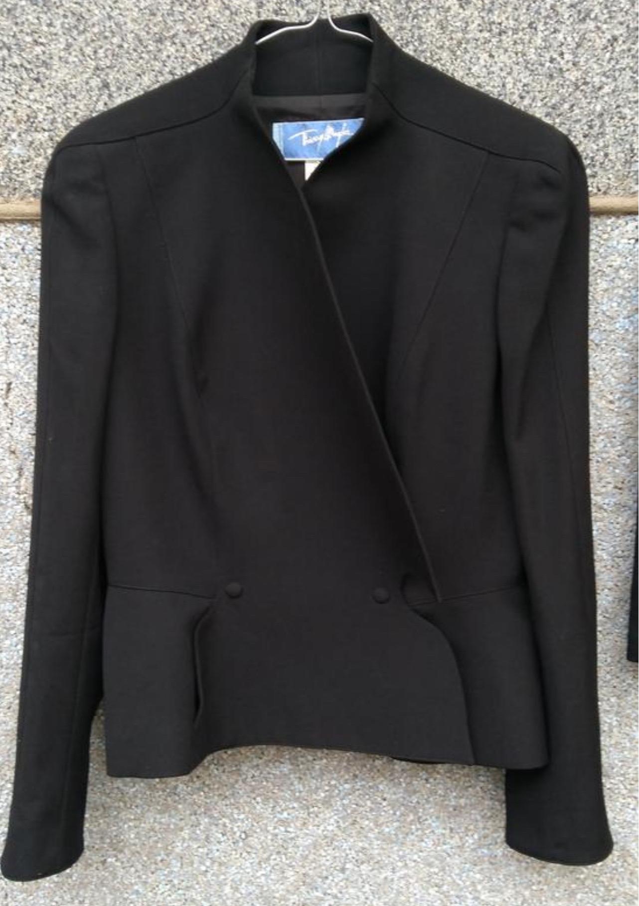 Thierry Mugler Vintage Costume deux pièces - Blazer et Jupe Sz.46 Bon état - En vente à Krakow, PL