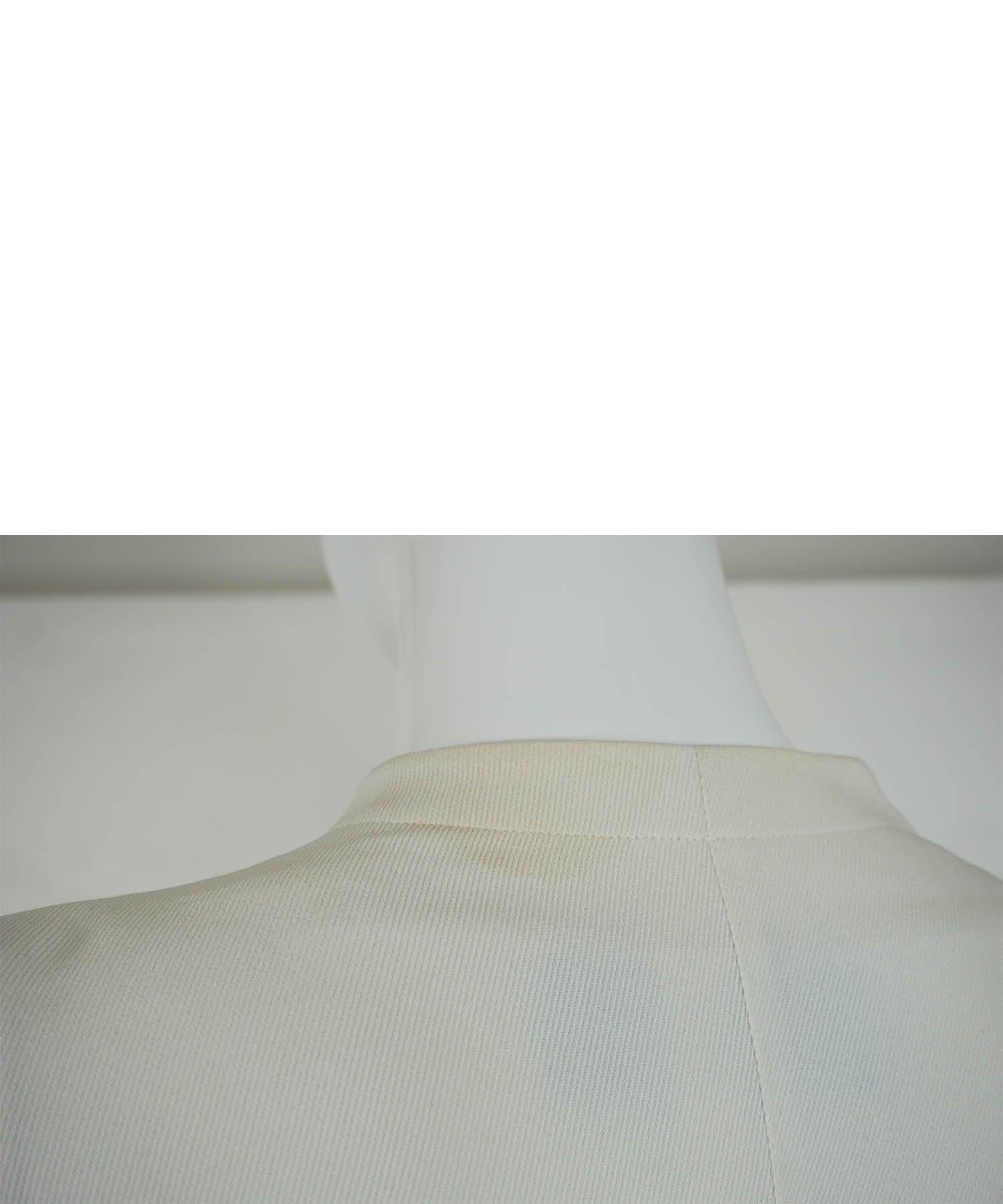 Thierry Mugler White Vintage Hourglass Logo Star Blazer 1990's Era 2