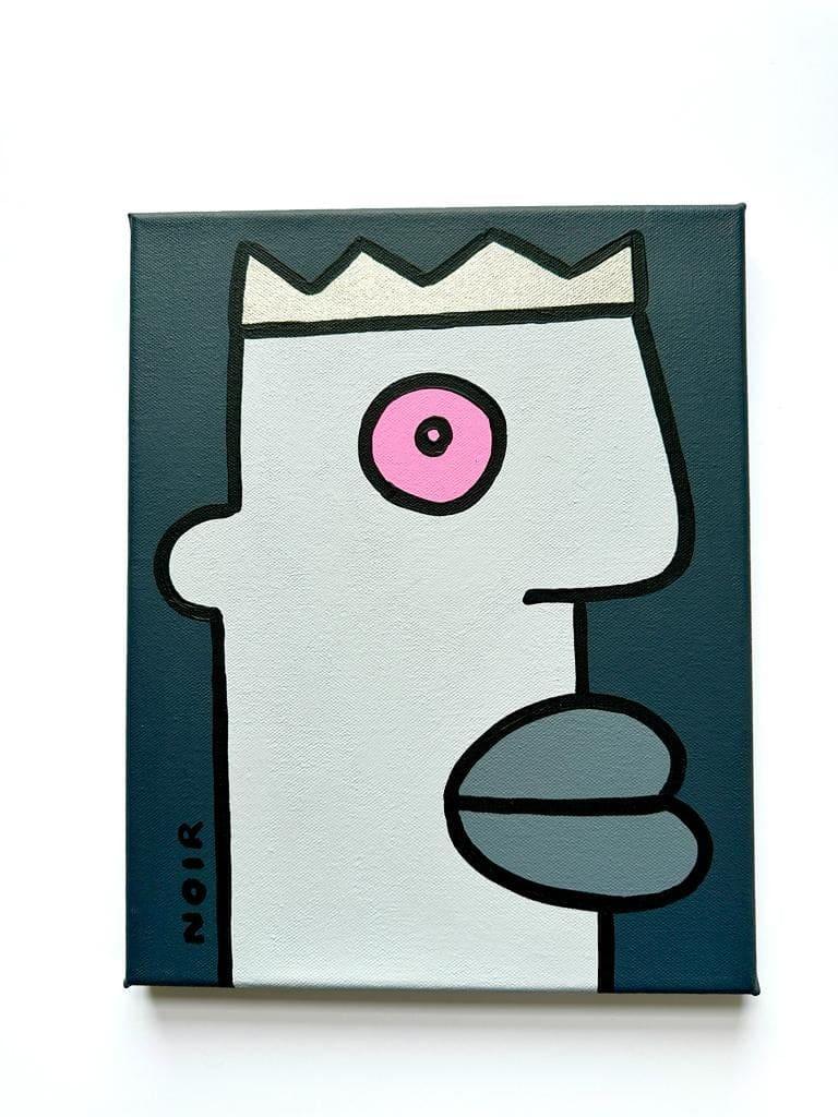 Thierry Noir Figurative Painting - My Talent Is Immediately Noticeable This is The Hardest Part Of Success To Reach