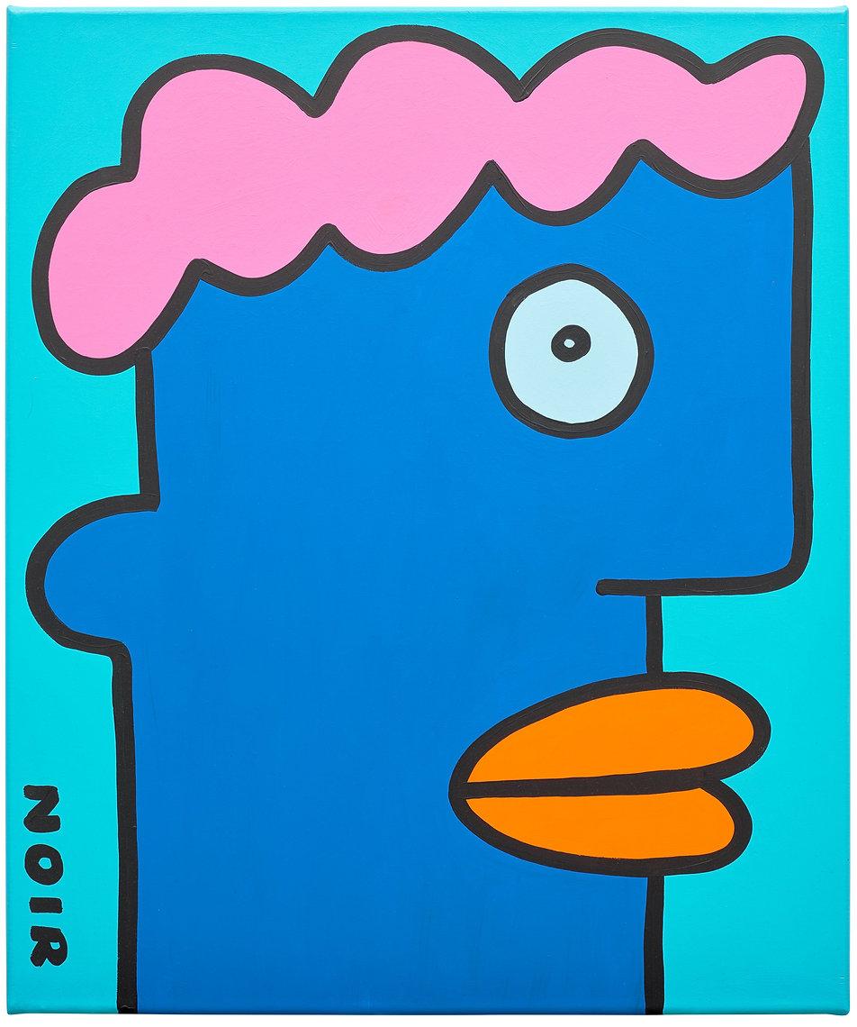 Figurative Painting Thierry Noir - Depuis ce matin