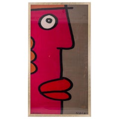 Thierry Noir:: Bedruckter Stoff:: 1990er Jahre