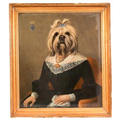 Thierry Poncelet, Porträt eines Yorkshire-Terriers als Dame
