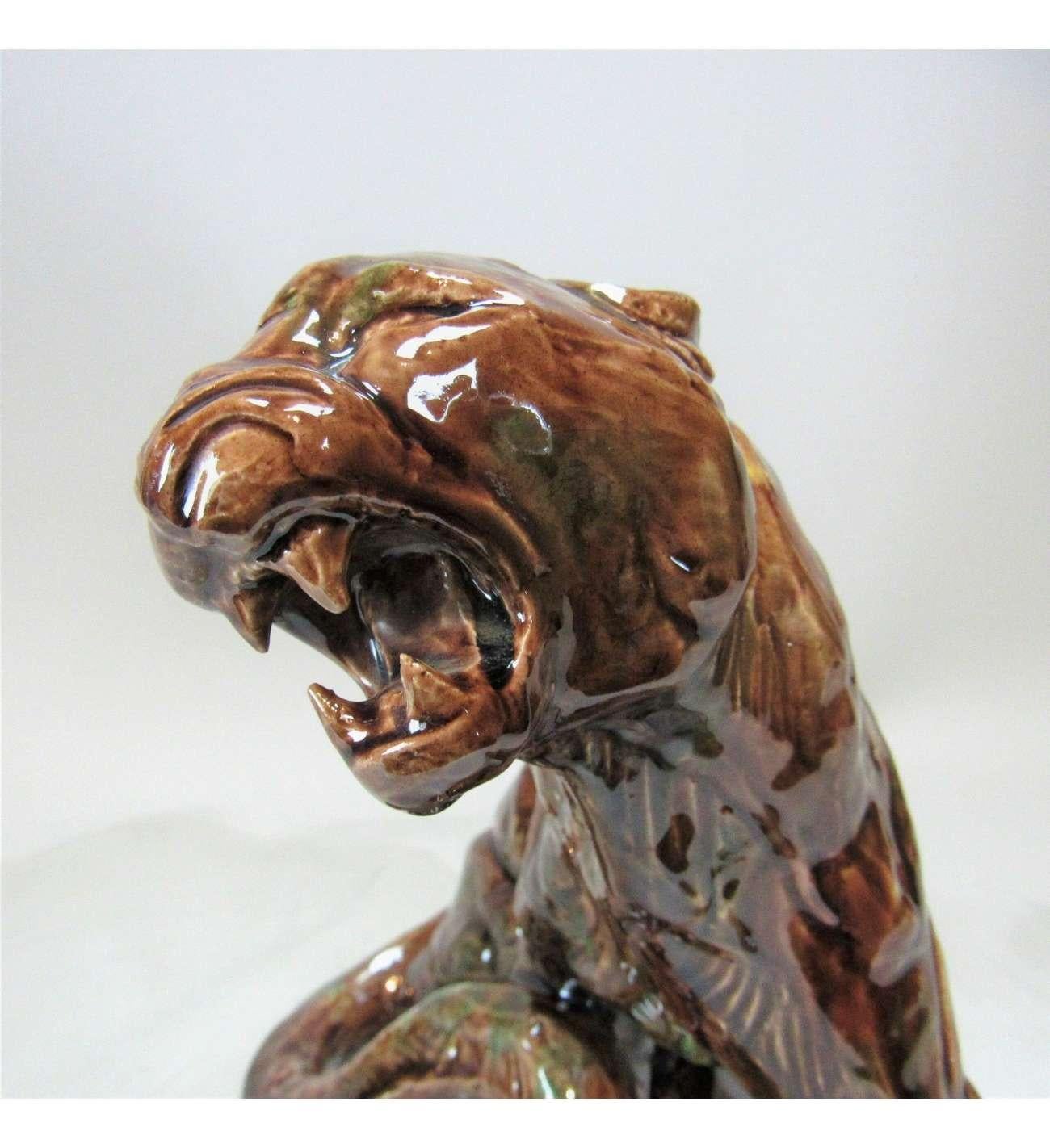 Brüllender Tiger (ca. 1940) von Thierry Van Ryswyck - (1911-1958) im Angebot 4