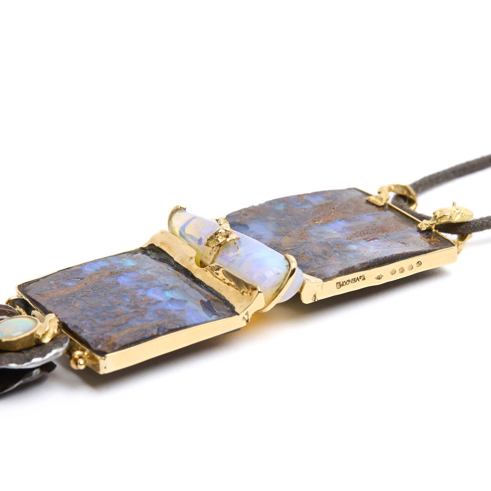 da uomo o donna Thierry Vendome 2020 Collier Riviere Collana unica in opale in vendita