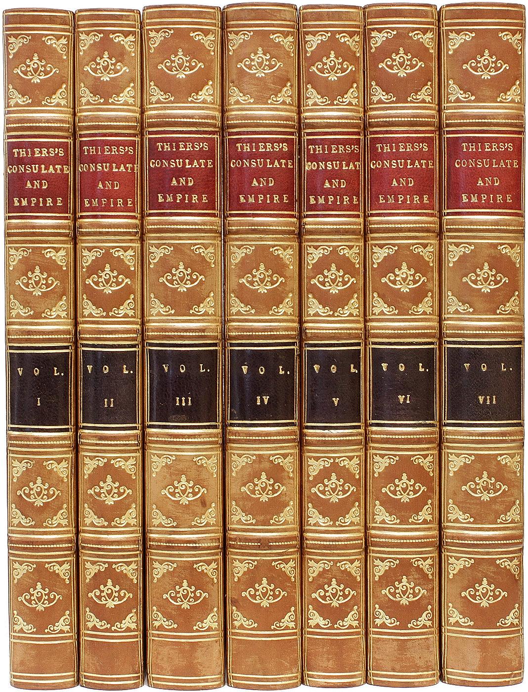 Milieu du XIXe siècle THIERS. Histoire du Consulat et de l'Empire de France sous Napoléon. 1845 en vente
