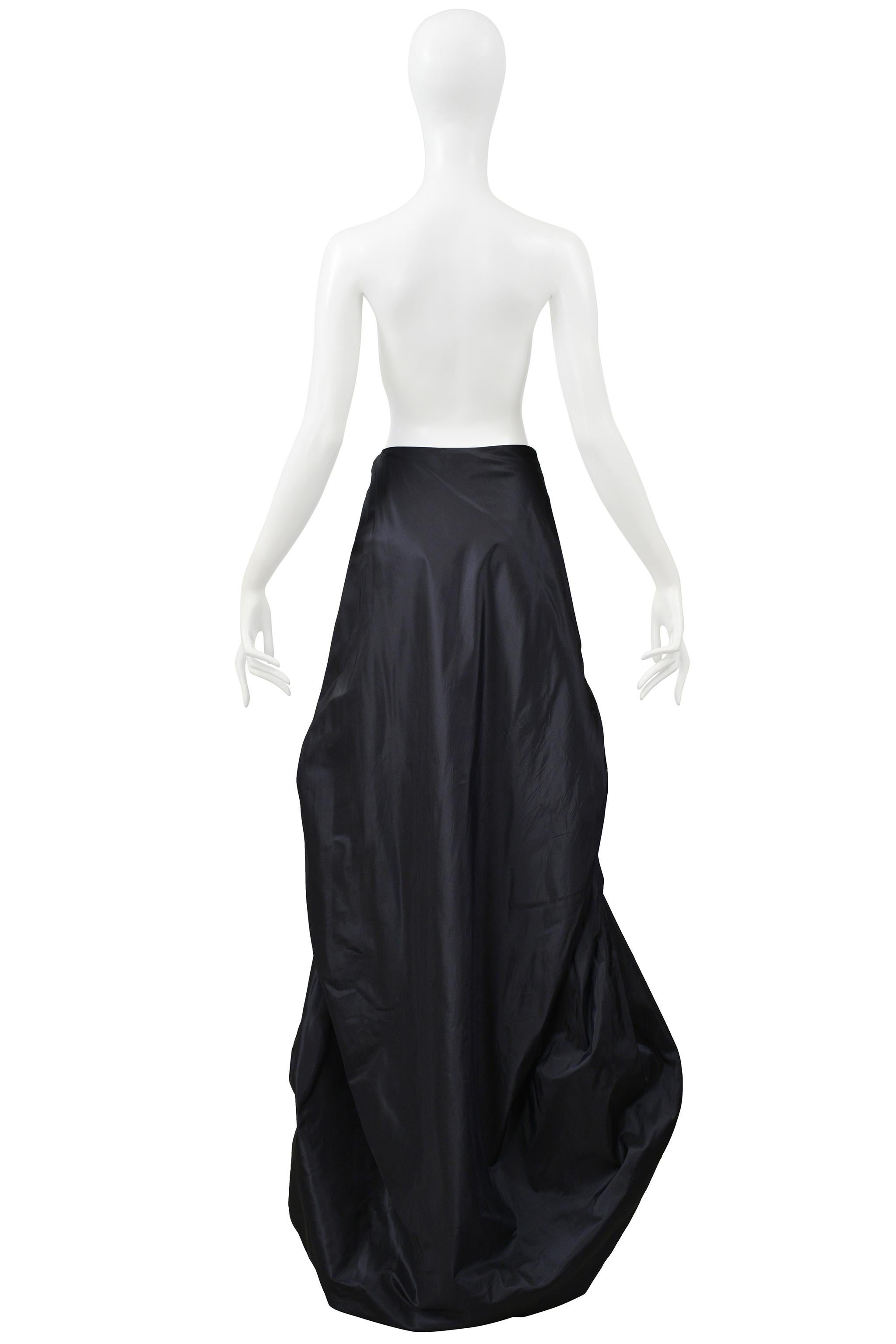 Thimister Black Taffeta Ballgown Evening Skirt 1