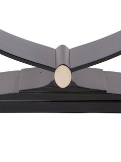 Large Art Deco Style Console Table in Black Piano Lacquer Made in Germany