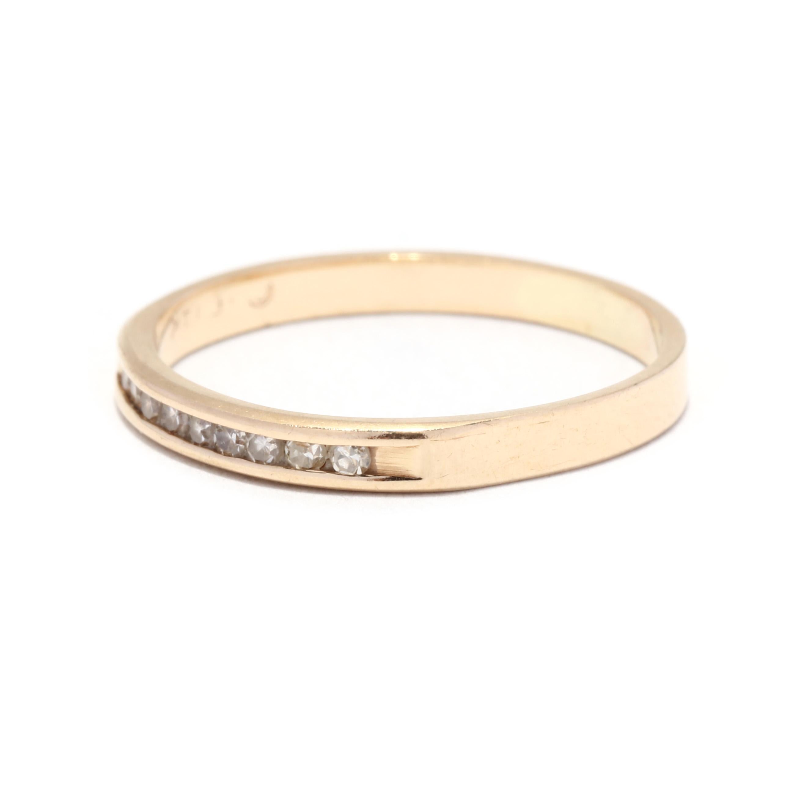 thin 14k gold ring