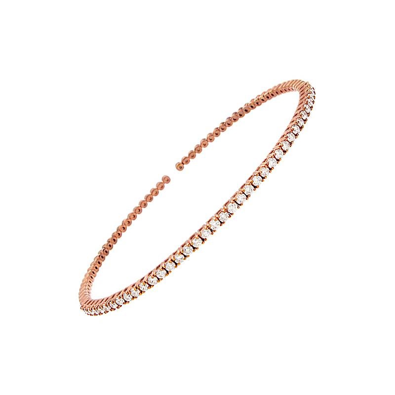 Women's Thin Diamond Bead Gold Cuff