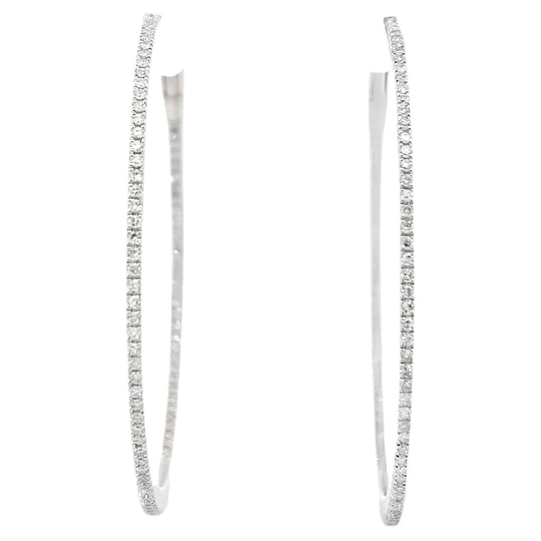 Maurice Fine Jewelry - Cerchi sottili con diamanti all'interno