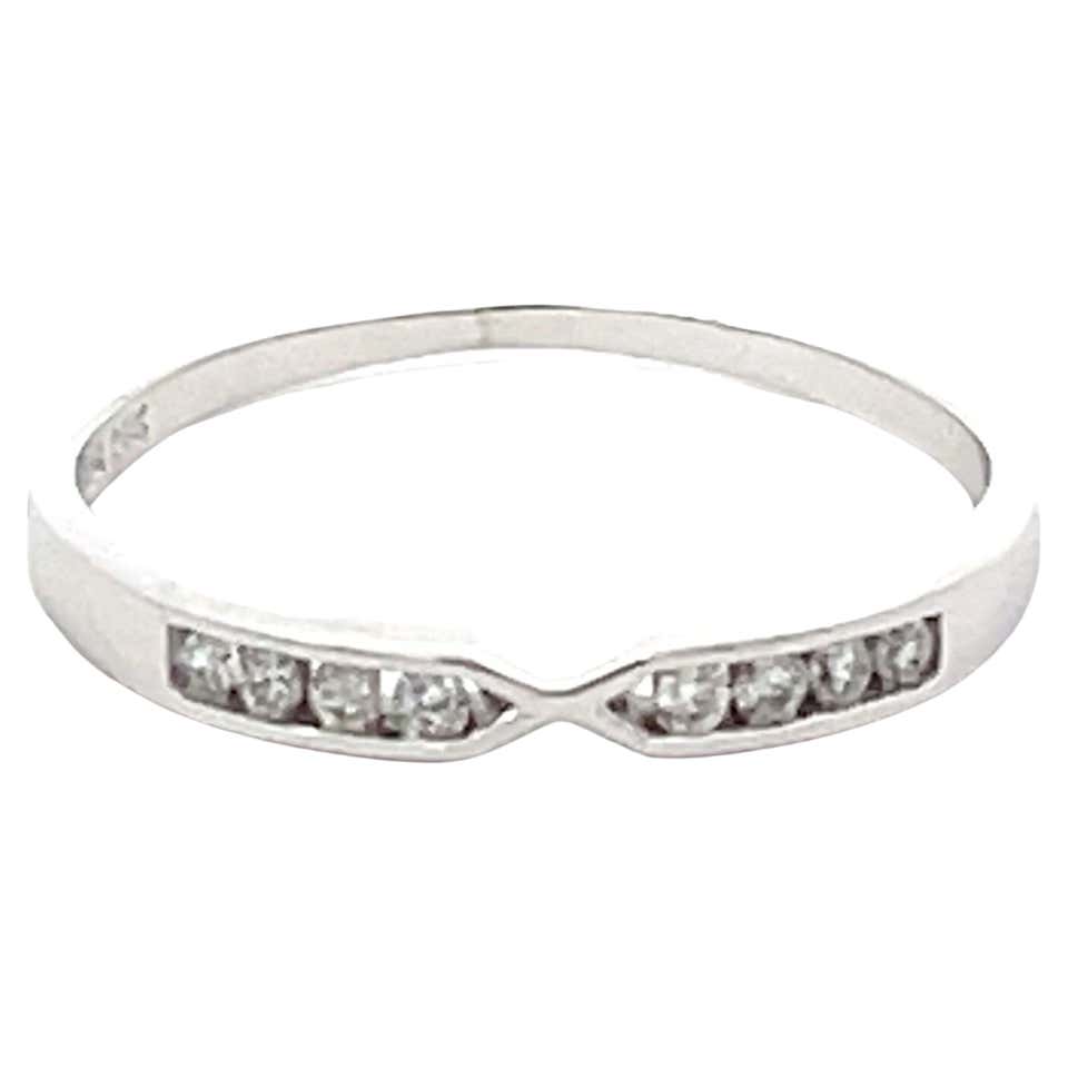 Set of Four Stackable Diamond Rings For Sale at 1stDibs