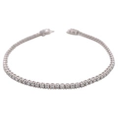Thin Diamond Tennis Bracelet