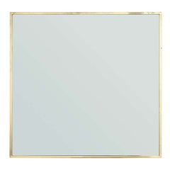 Miroir en laiton à bords fins par Edward Wormley pour Dunbar, années 1950