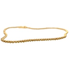 Thin Fancy Yellow Diamond Tennis Bracelet