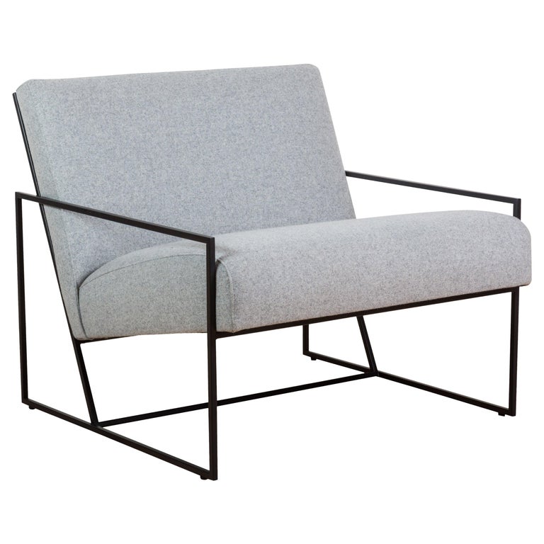 Thin Frame Lounge Chair by Lawson-Fenning For Sale at 1stDibs | metal frame lounge  chair, metal frame chair, thin chair