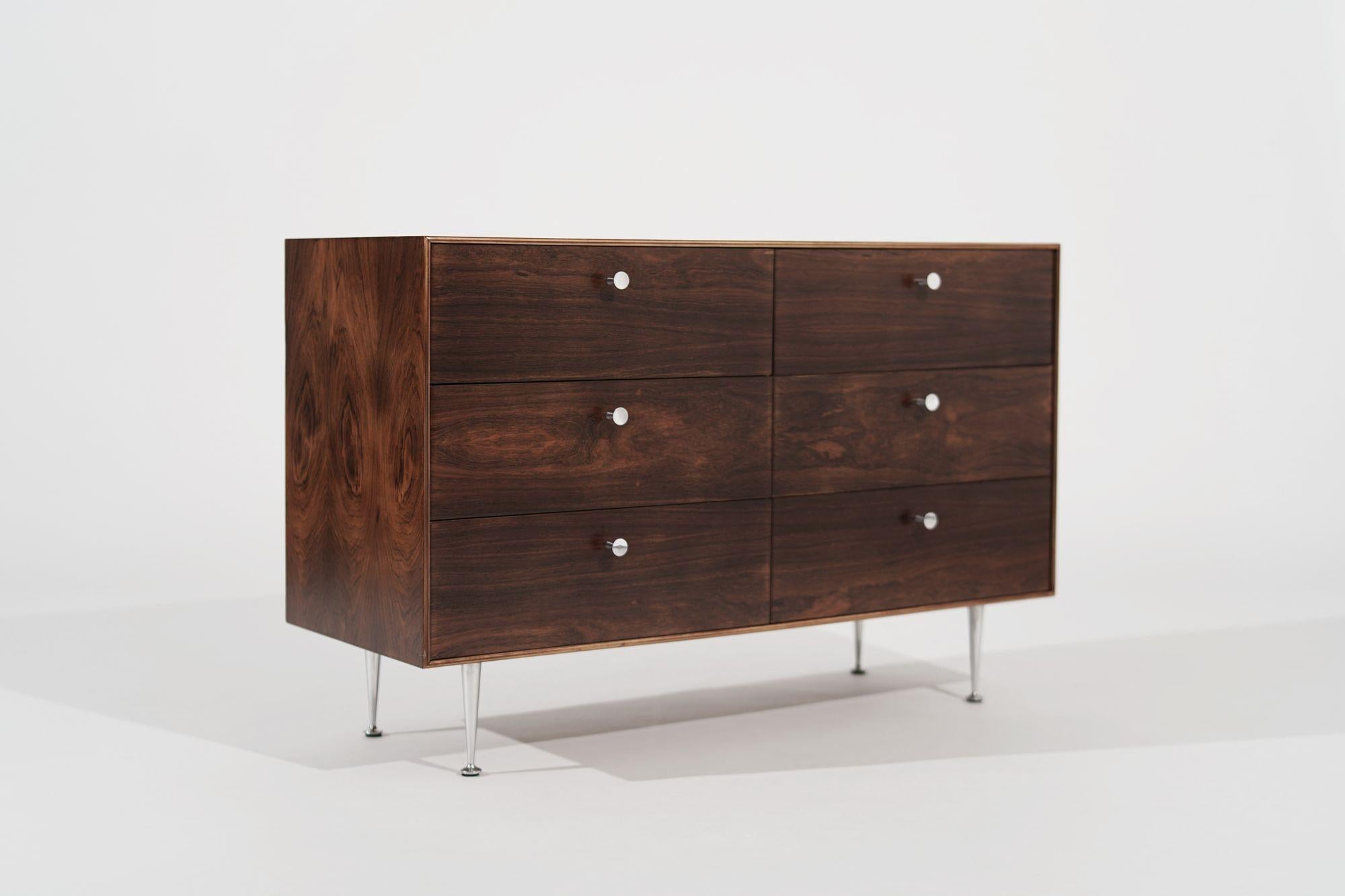 American Thin Line Dresser in Rosewood by George Nelson for Herman Miller For Sale