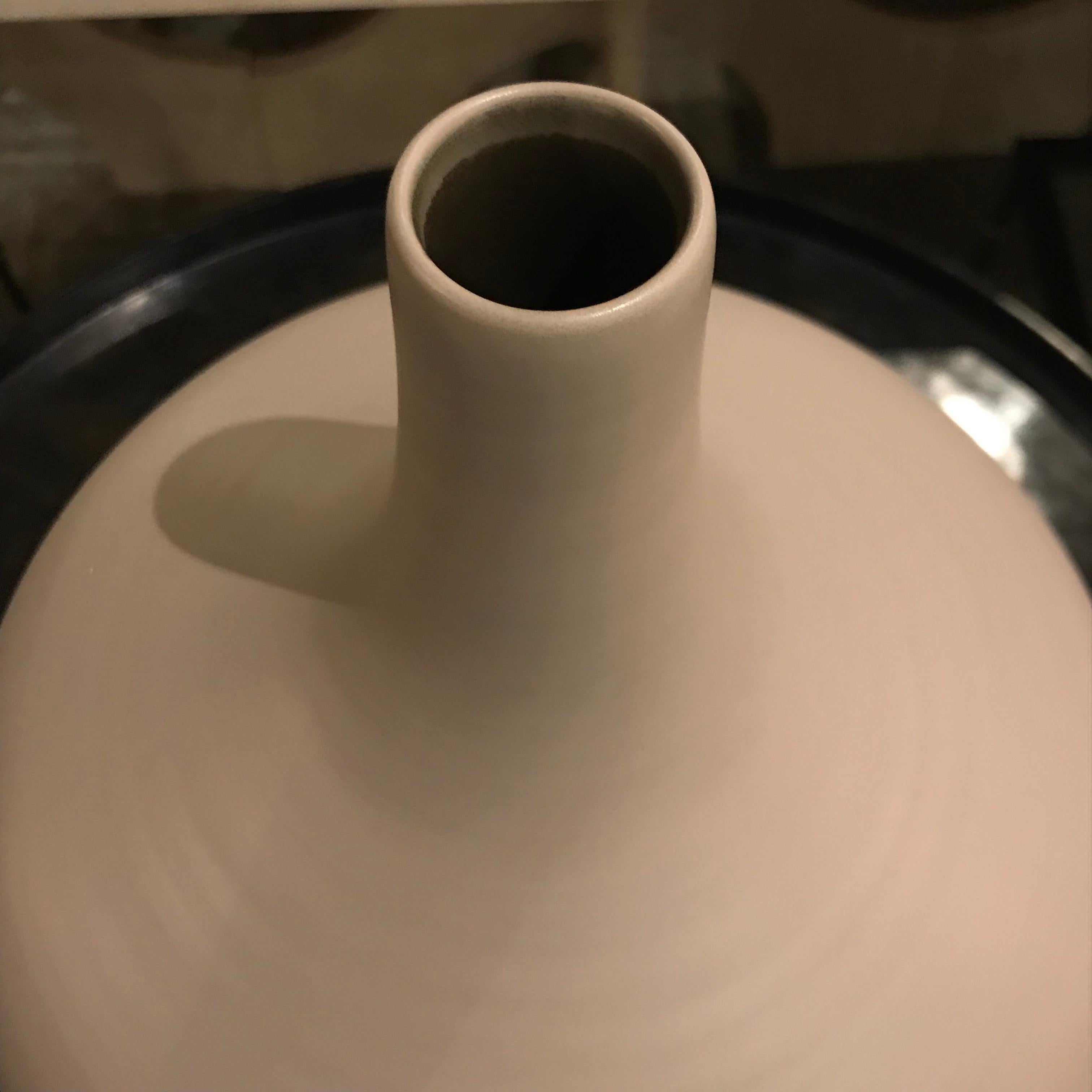 thin neck vase