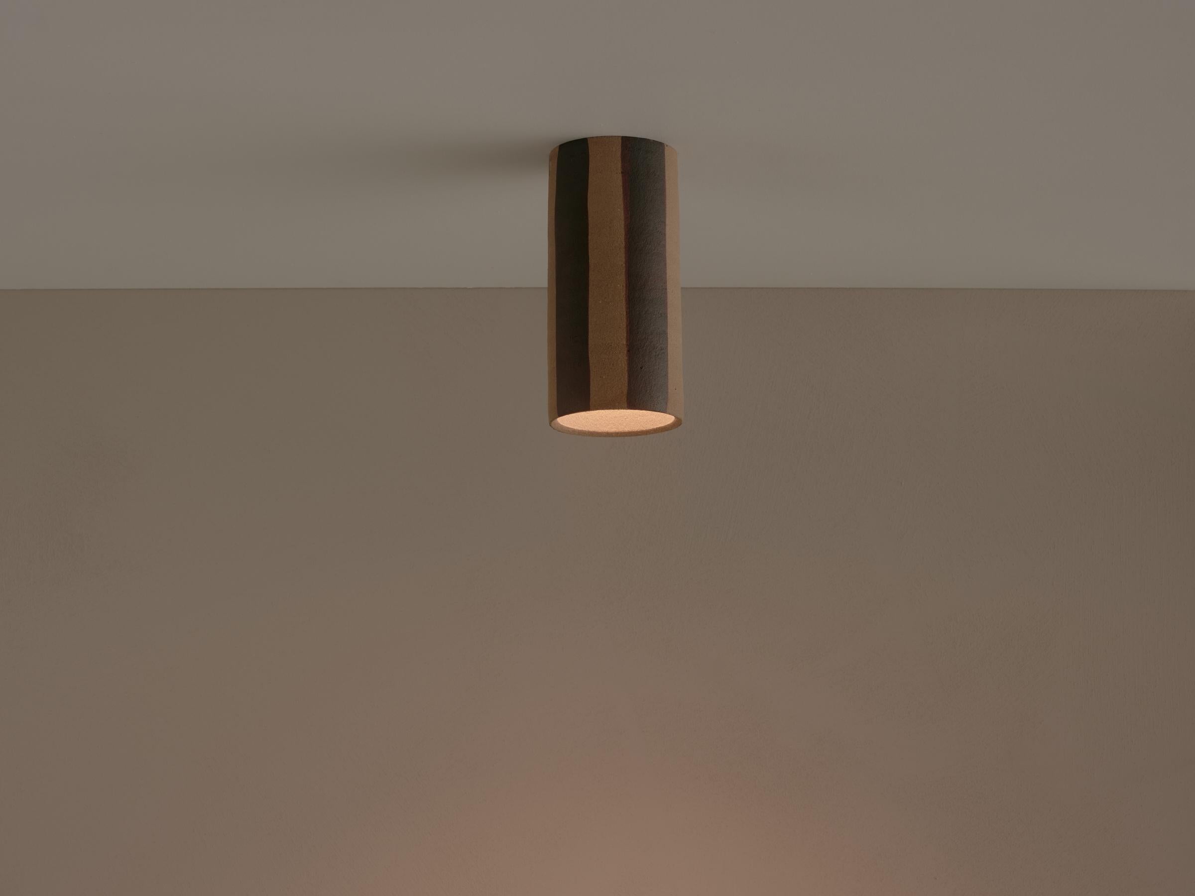 Thin Stripe Dancer Mounted Ceiling Lamp by Coco Flip In New Condition In Geneve, CH