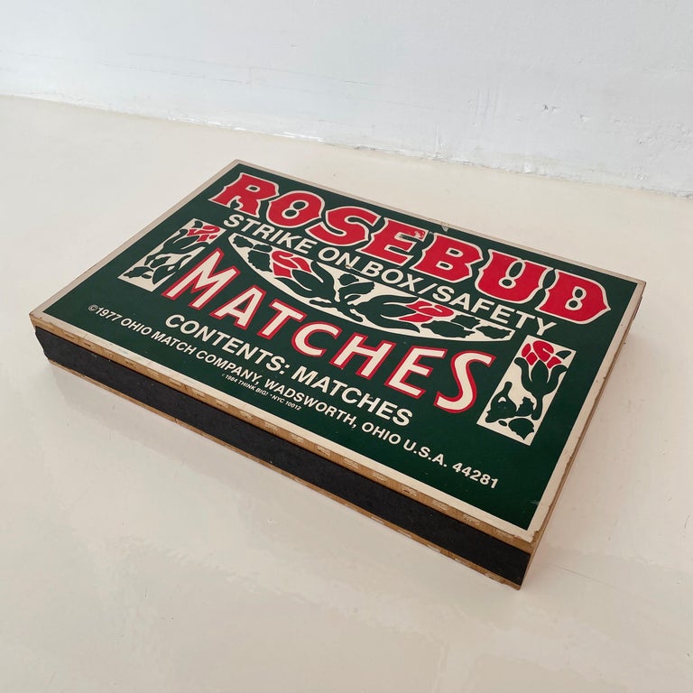 Think Big Giant Matches and Matchbox For Sale at 1stDibs giant matchbox, matches for sale, big