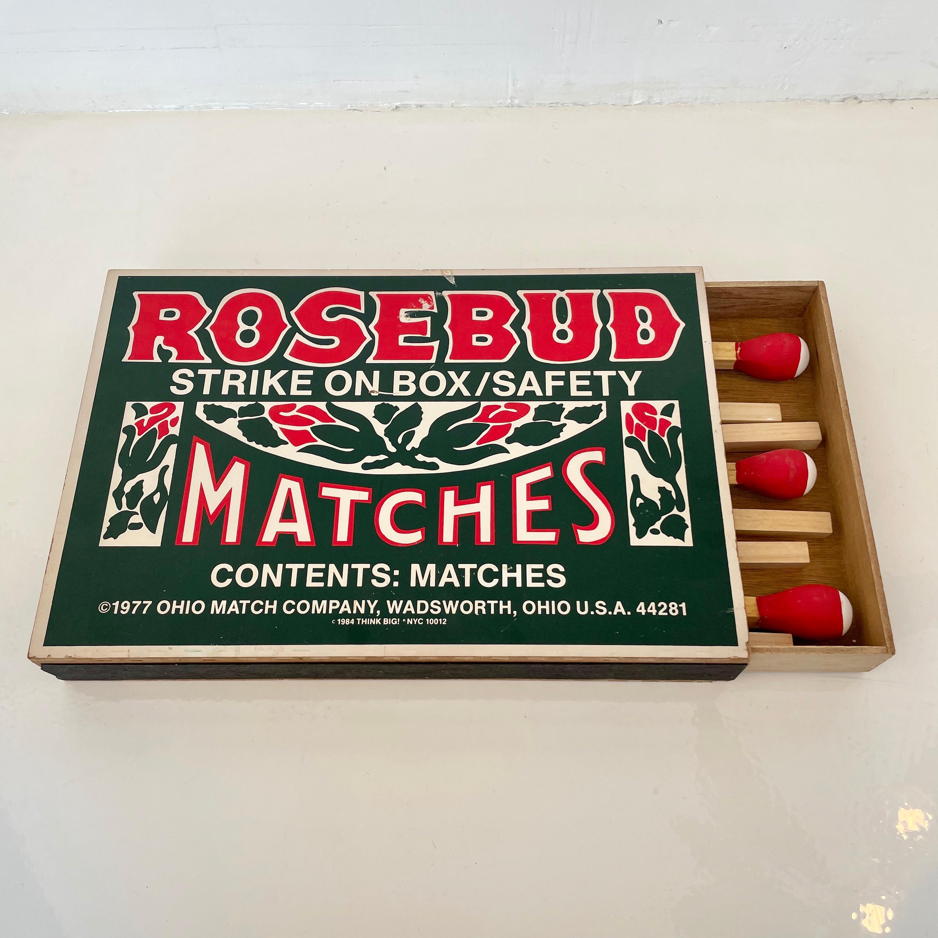 American Think Big Giant Matches and Matchbox For Sale