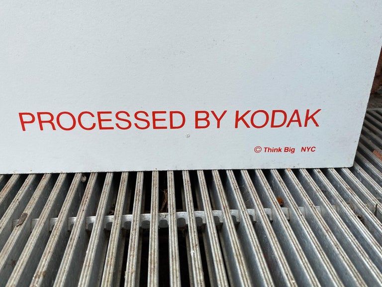 Post-Modern Think Big Kodachrome Slide Wall Cabinet For Sale