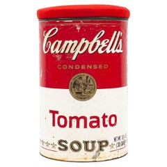 Vintage Think Big! NYC, Oversized Campbells Soup Can Stool, Dated 1986