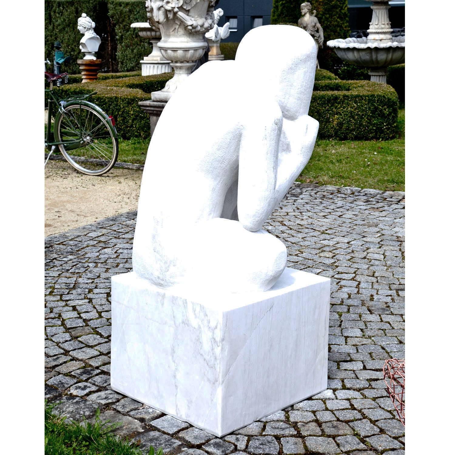Modern Thinker, Marble Sculpture, 21st Century