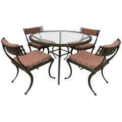 Thinline "Klismos" Dining Table and Chairs