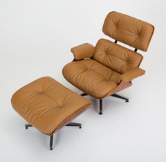 Third Generation Lounge Chair mit Ottomane von Ray & Charles Eames für Herman Mil