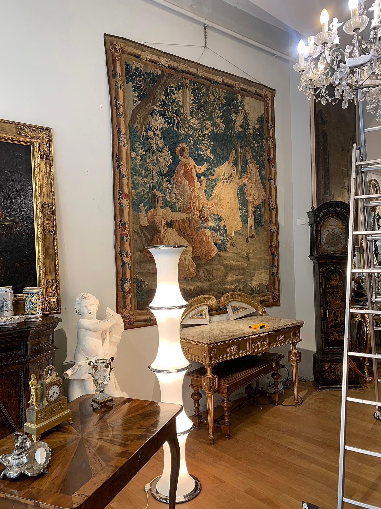 THIRD QUARTER 18th CENTURY TAPESTRY WITH 