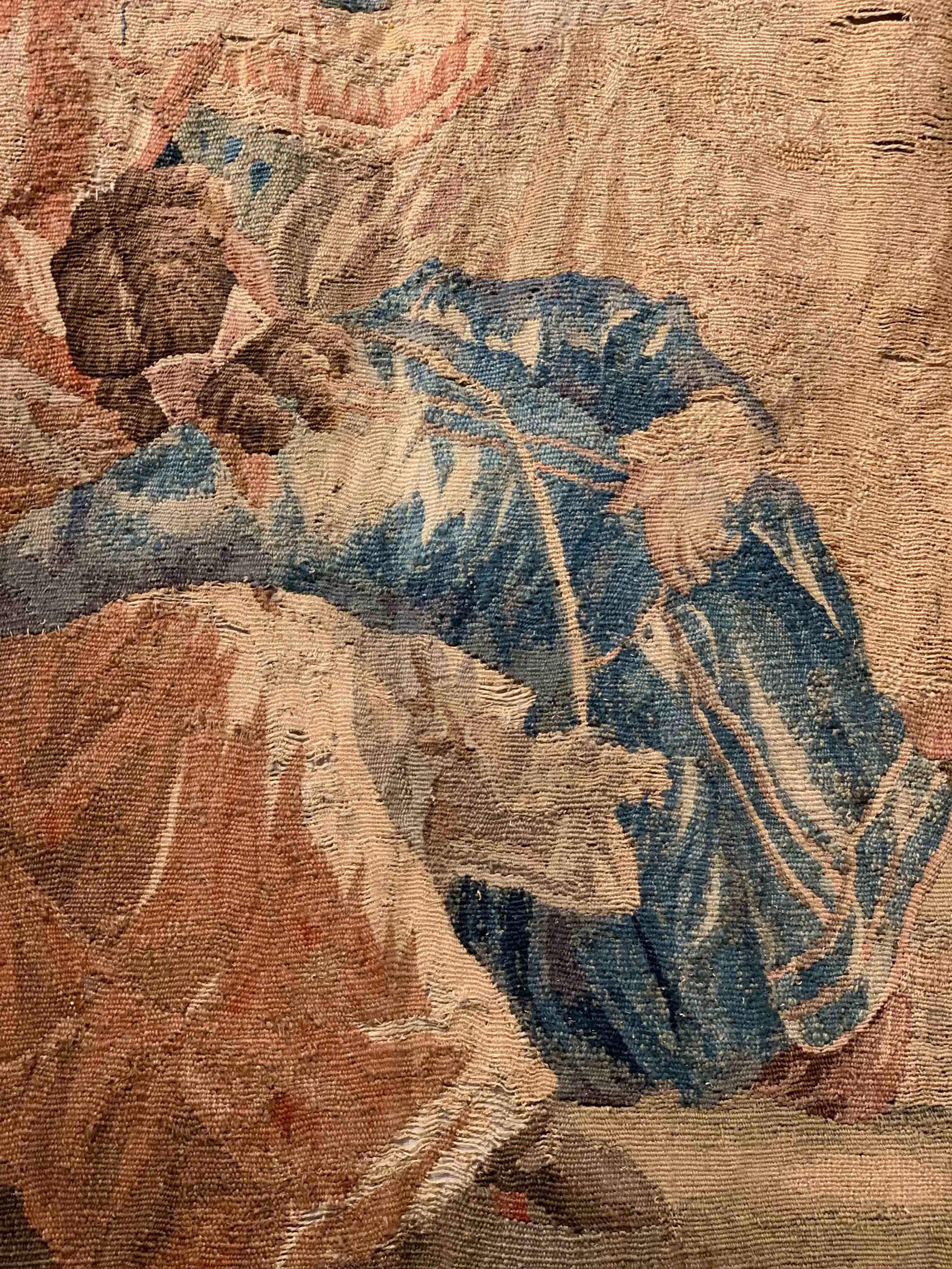THIRD QUARTER 18th CENTURY TAPESTRY WITH 
