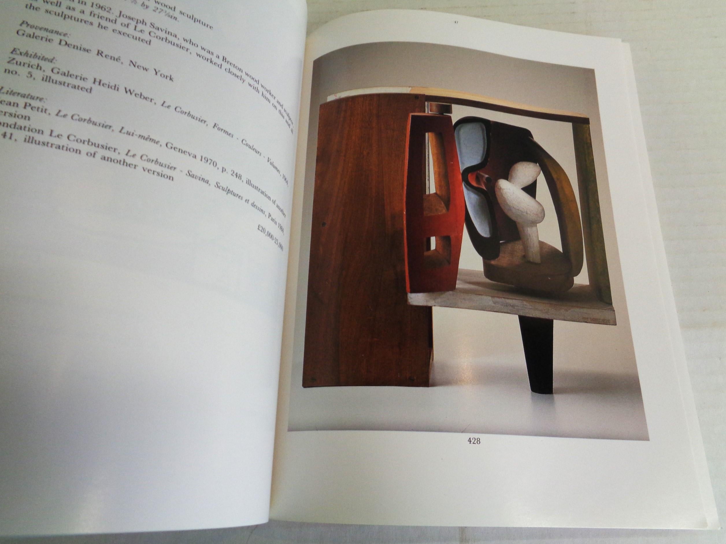 Thirty-Five Works by Le Corbusier: 1987 Sotheby's, London - Auction Catalog For Sale 4