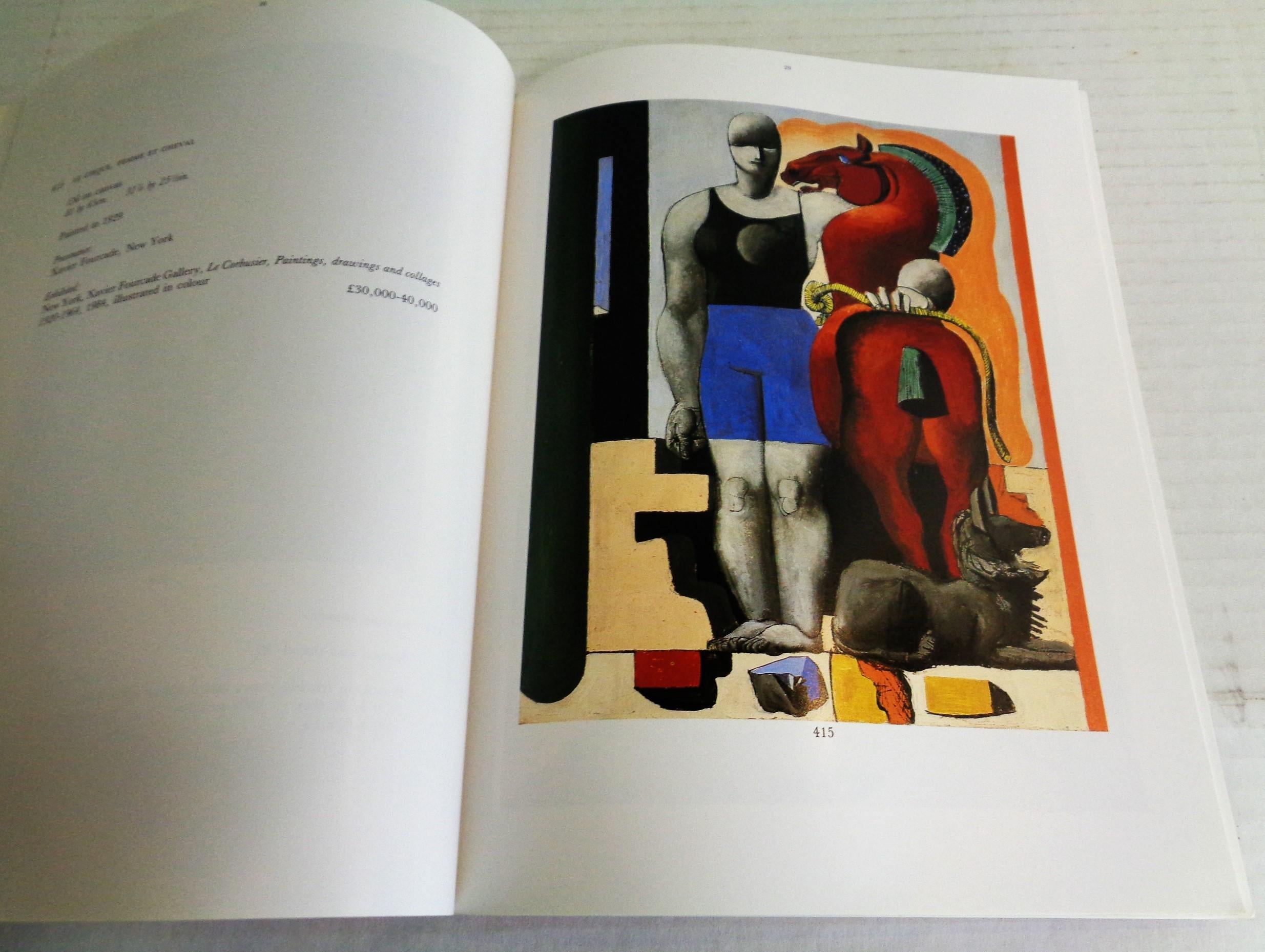 Trente-cinq œuvres de Le Corbusier : 1987 Sotheby's, Londres - Catalogue de la vente aux enchères en vente 2