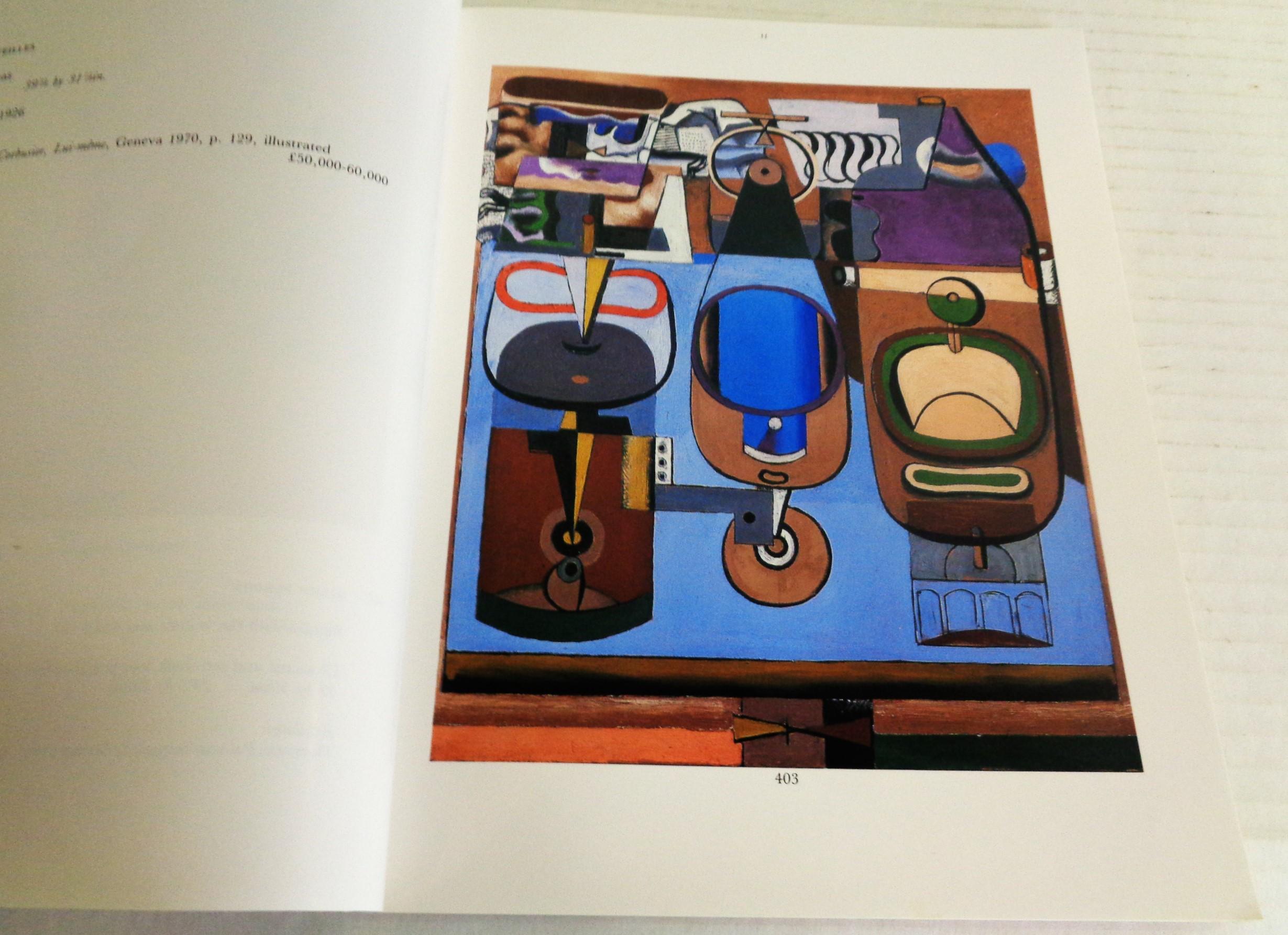 Trente-cinq œuvres de Le Corbusier : 1987 Sotheby's, Londres - Catalogue de la vente aux enchères en vente 3
