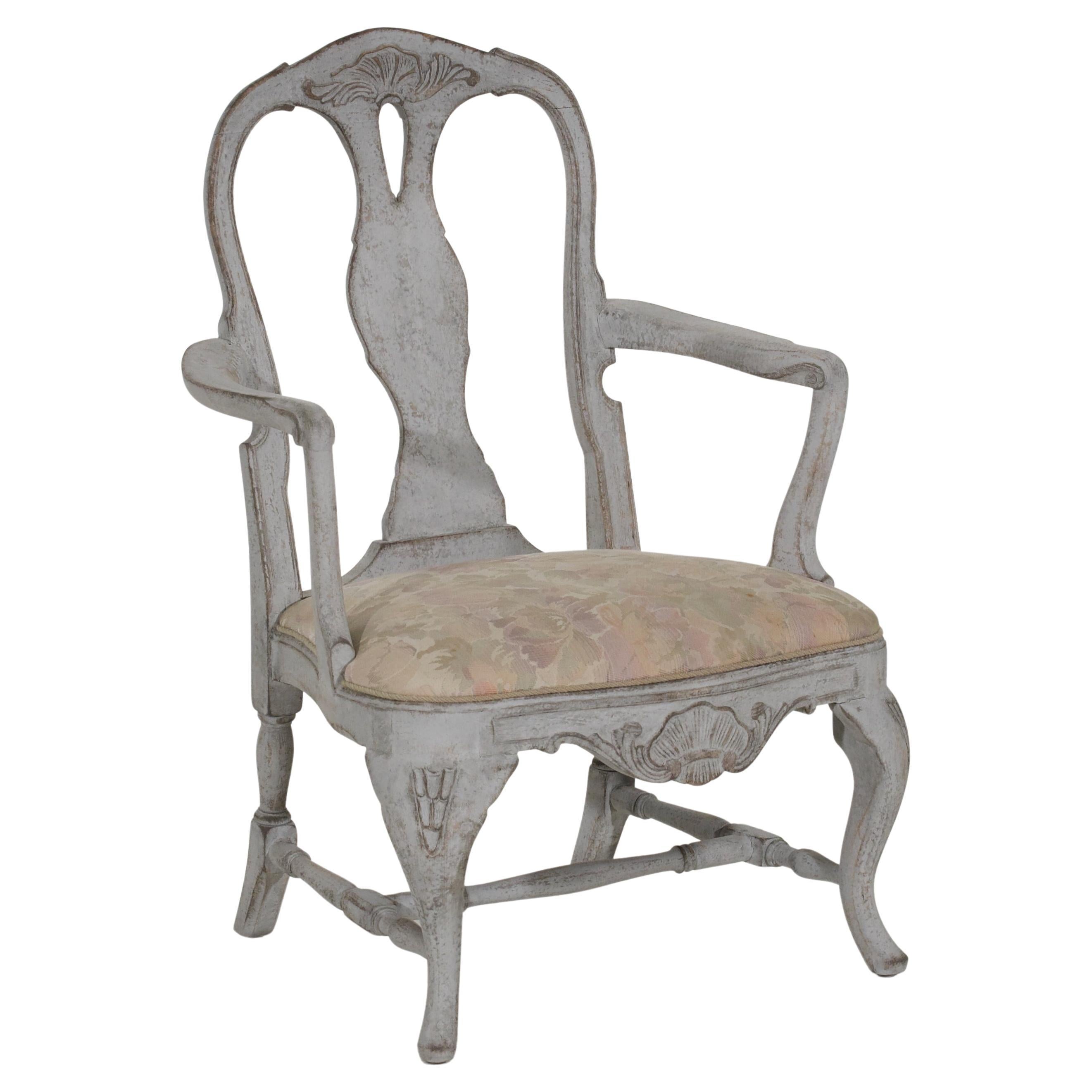 Este sillón sueco del siglo XIX