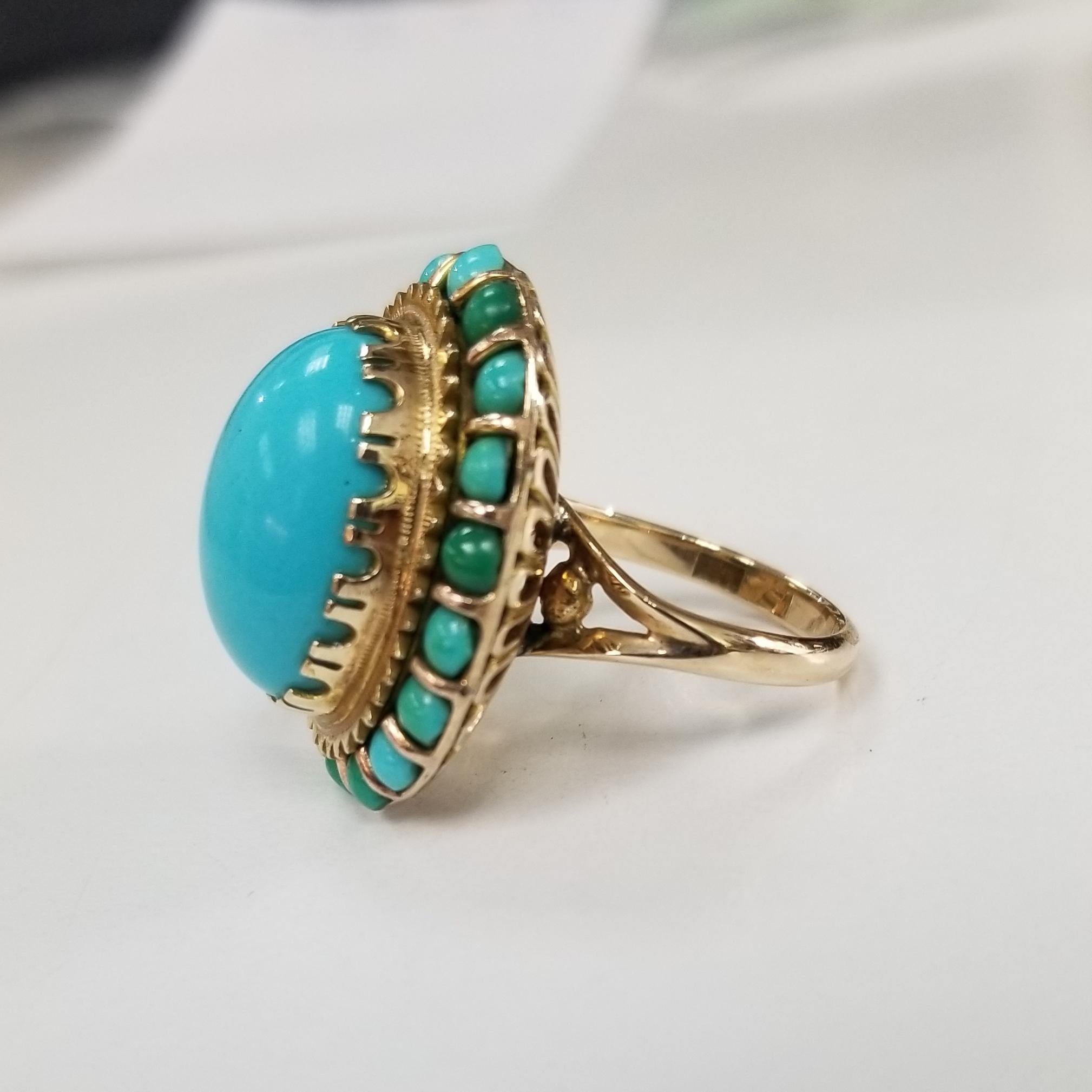 Diese schöne Vintage 14k Gelbgold 