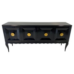 This Elegant Mid-Century Sideboard Was Produced in Italy in the 1950s, It Is Com