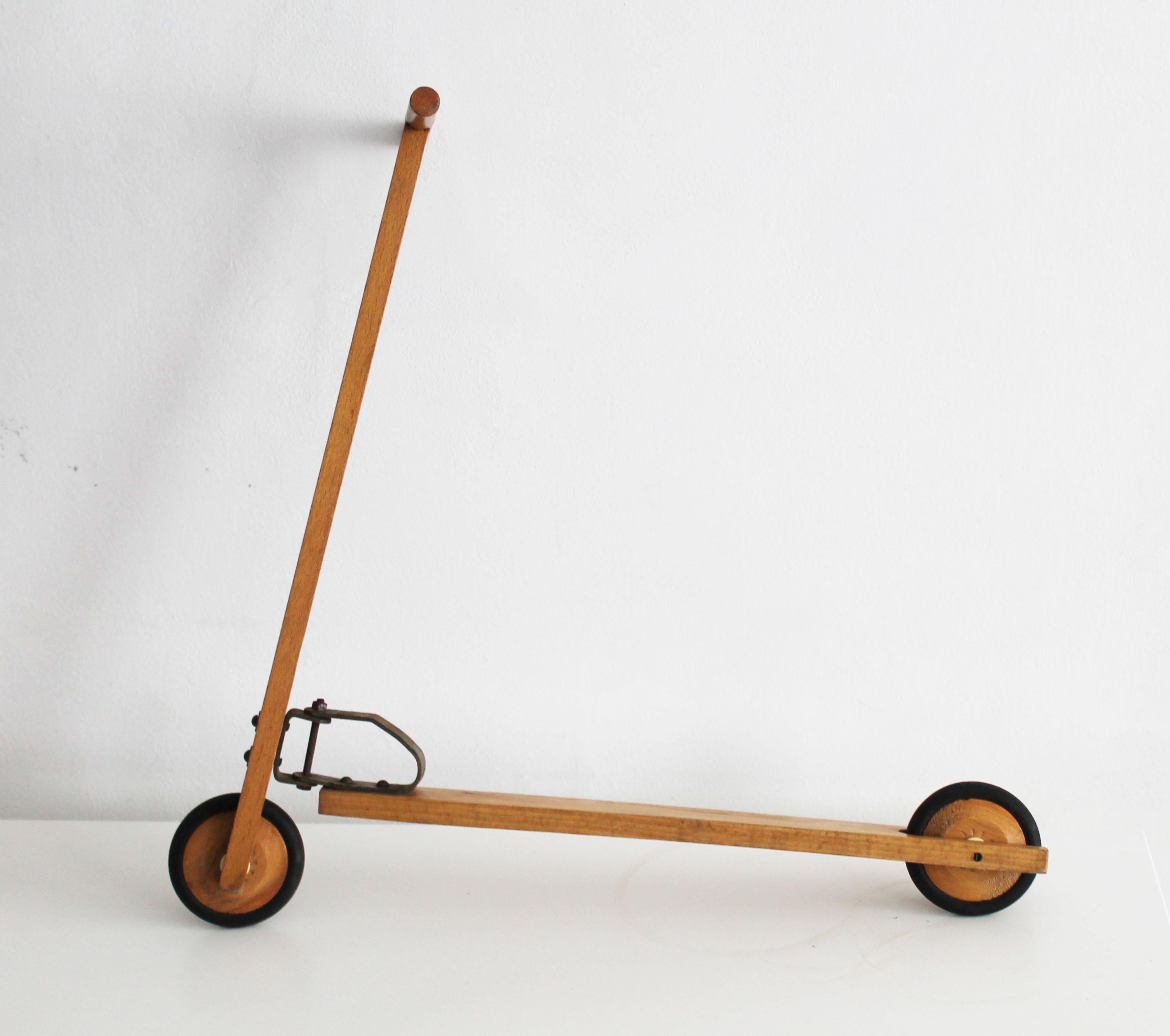 Mid-Century Modern Vintage Kid's Scooter from the 1950s For Sale