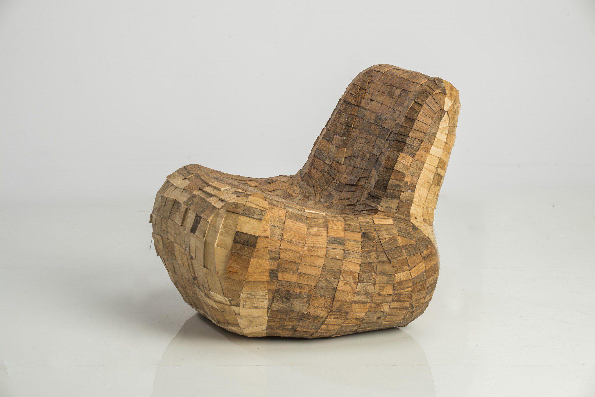 Woodwork This Is Not a Chair by Max Jungblut Artwork for Interior Environment For Sale