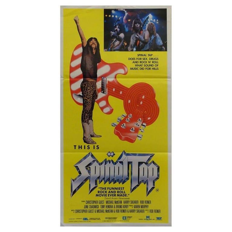 This Is Spinal Tap, Unframed Poster, 1986 For Sale at 1stDibs